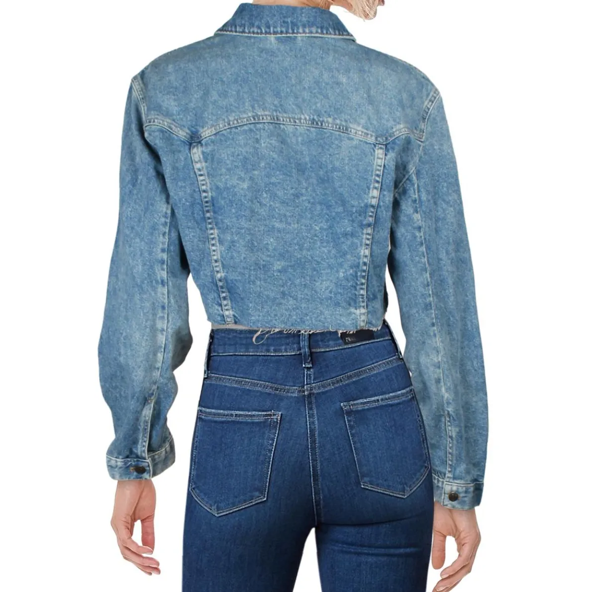 Crop Denim Denim Jacket