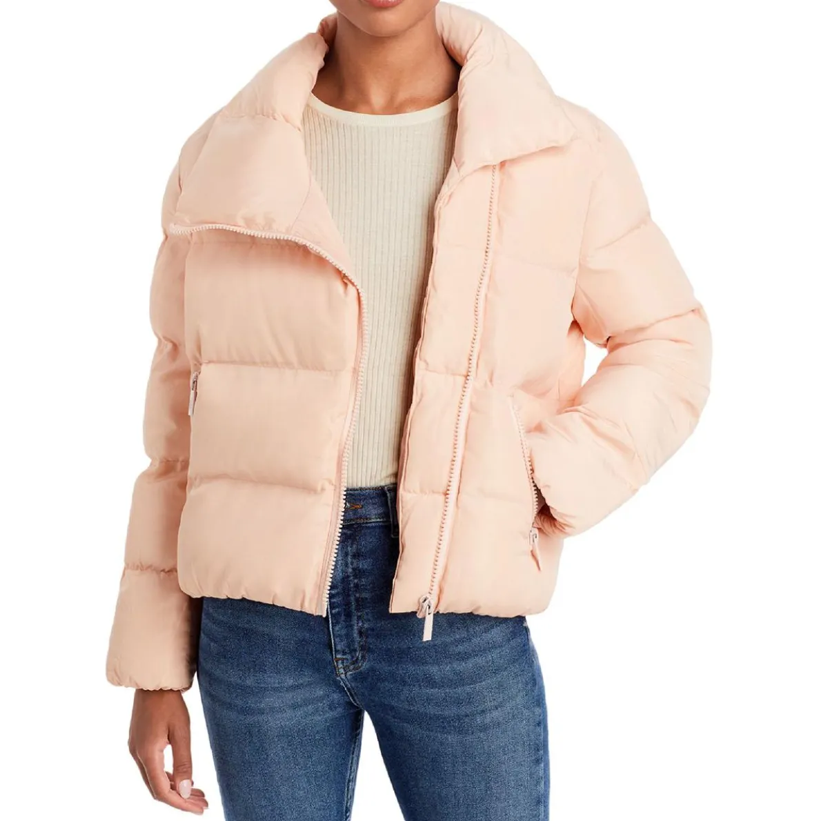 Cropped Cold Weather Puffer Jacket