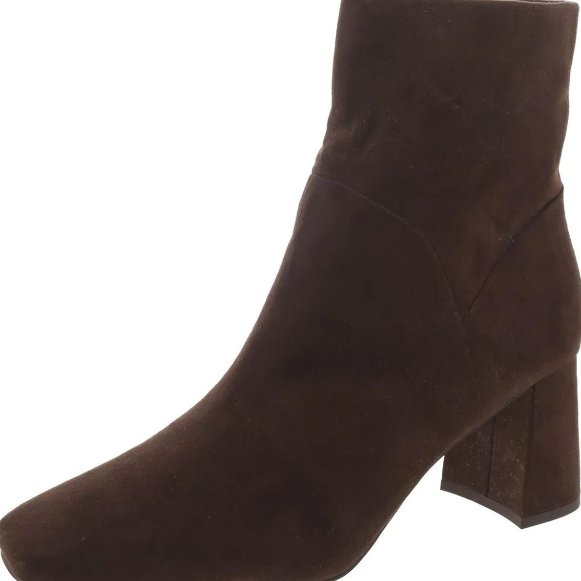 Faux Suede Solid Ankle Boots