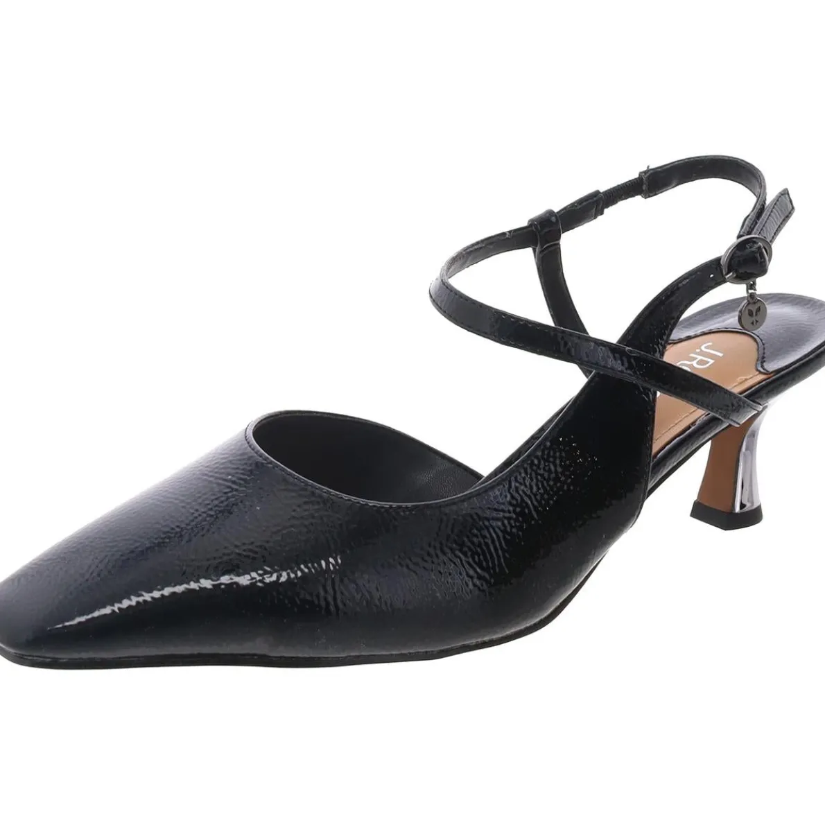 Cut-Out Leather Ankle Strap