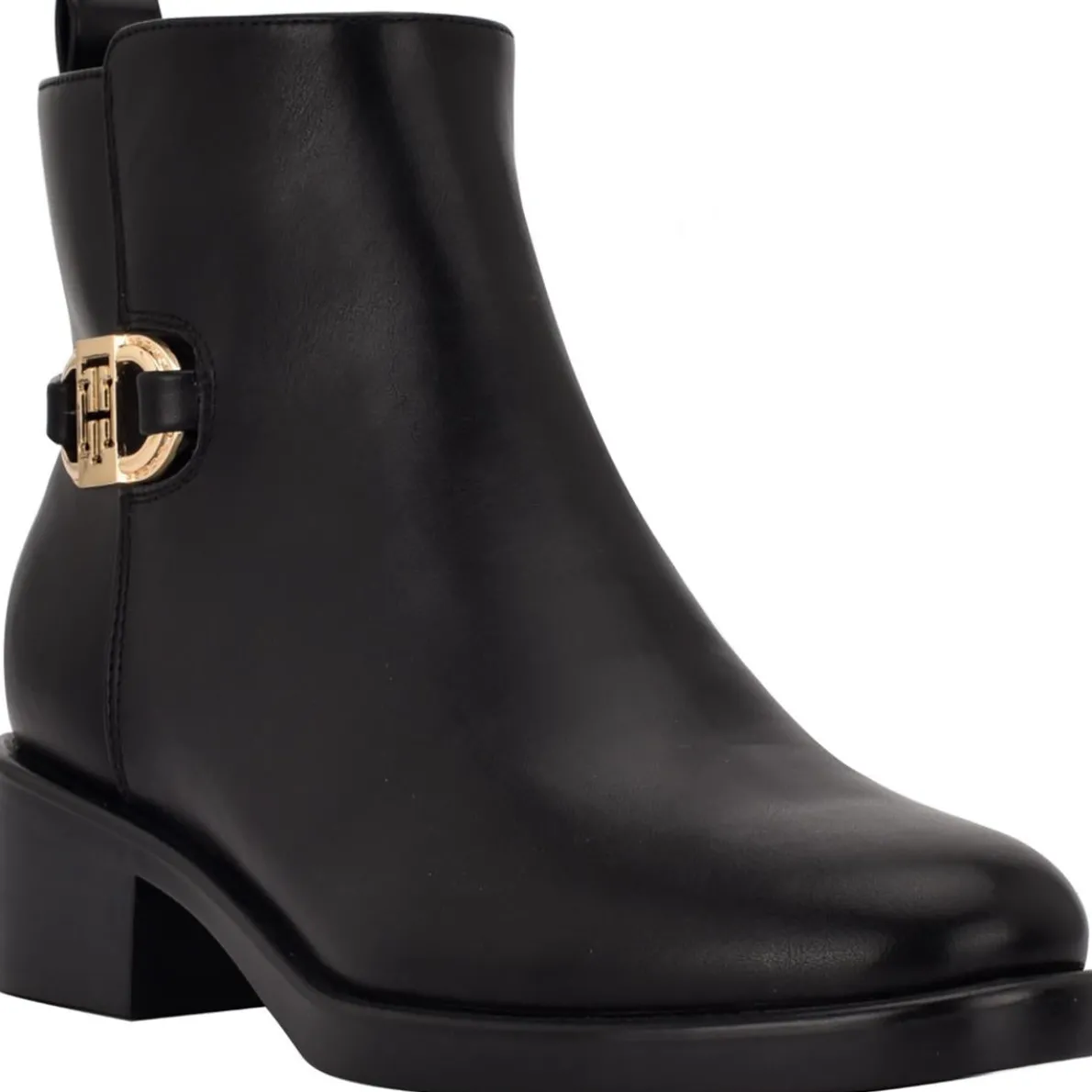 Imiera Faux Leather Ankle Booties