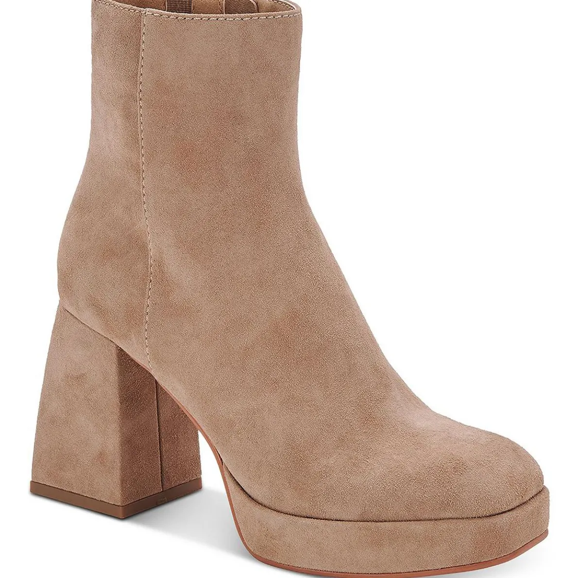 Ulyses Zipper Suede Ankle Boots