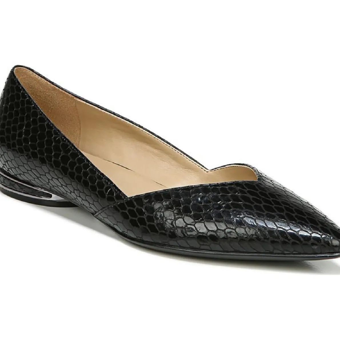 Havana Padded Insole Pointed Toe Flats