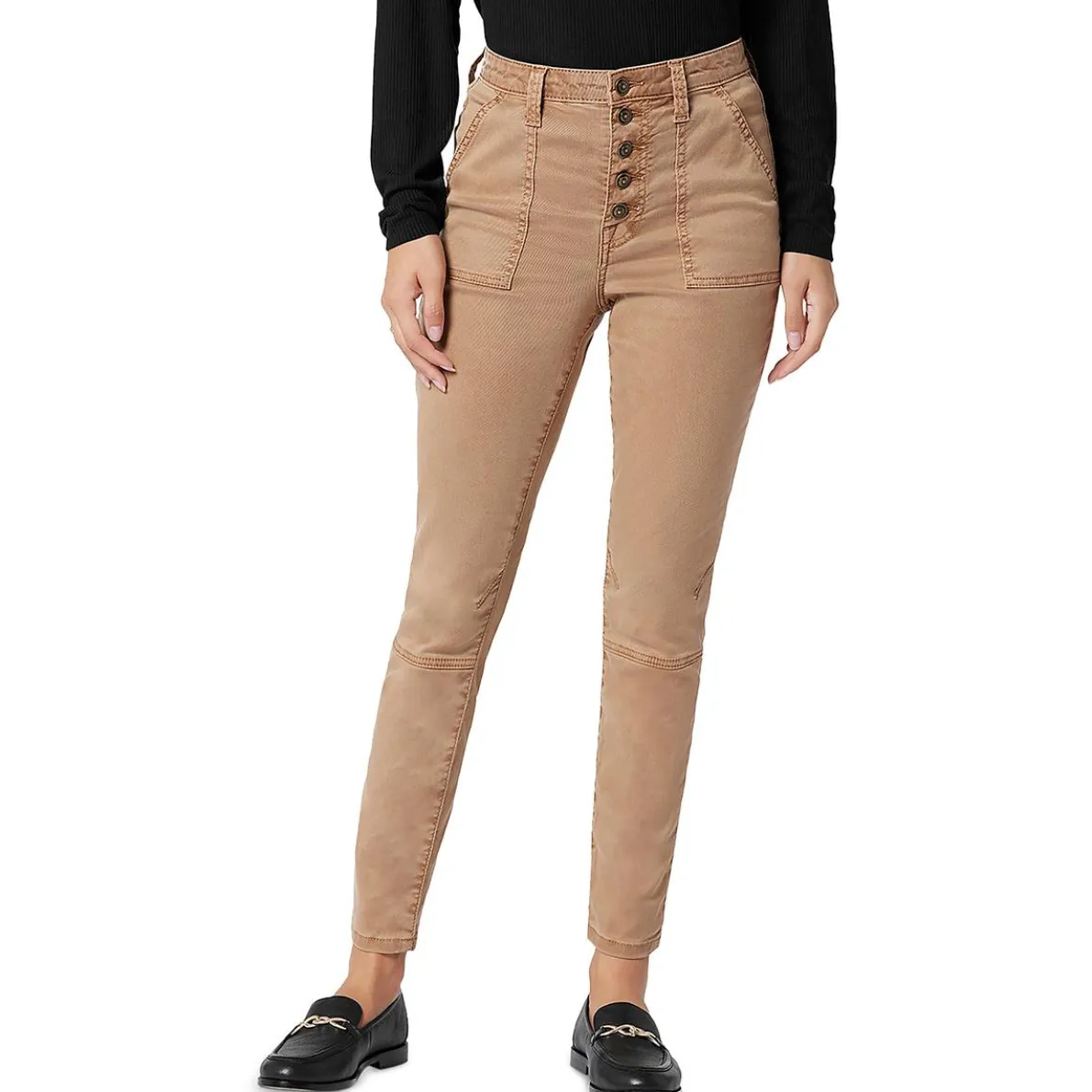 Maxine Ankle Zippers High Waist Skinny Pants