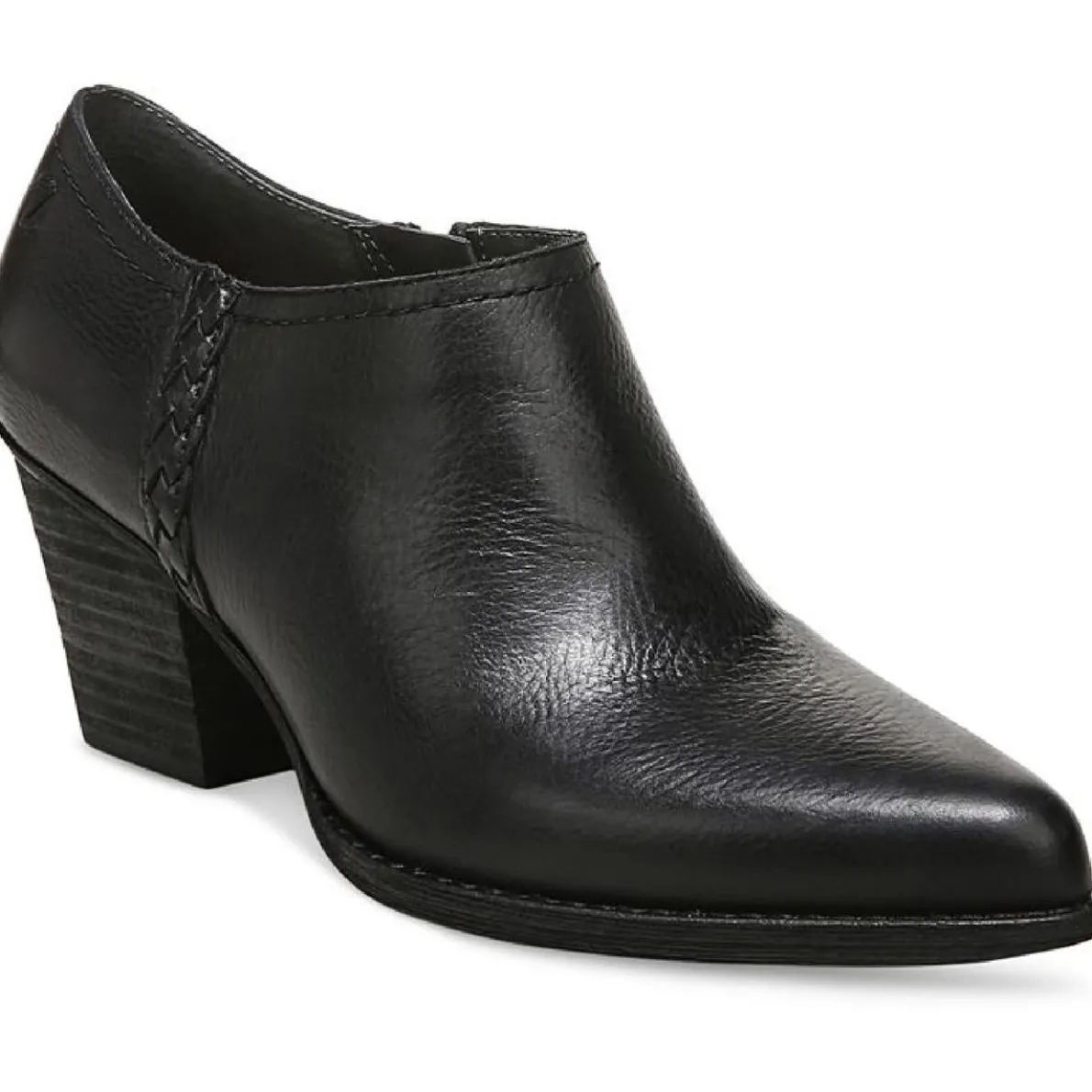 Ava Leather Heels Shooties