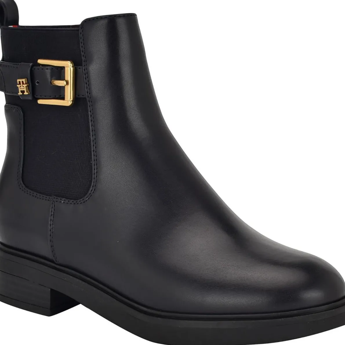 Baylon Zipper Faux Leather Chelsea Boots