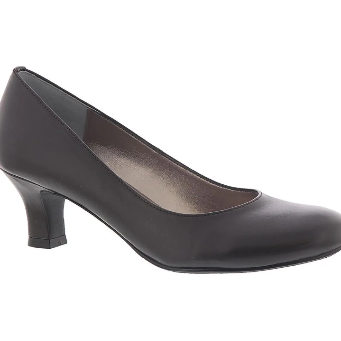 Flatter Padded Insole Low Kitten Heels