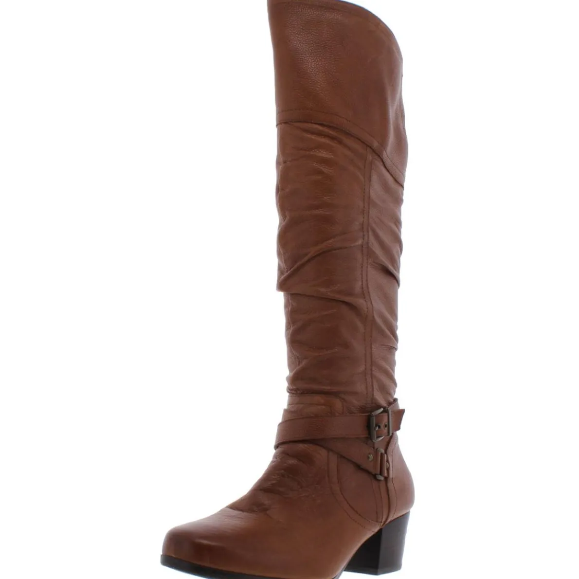 Dakota Leather Knee-High Riding Boots
