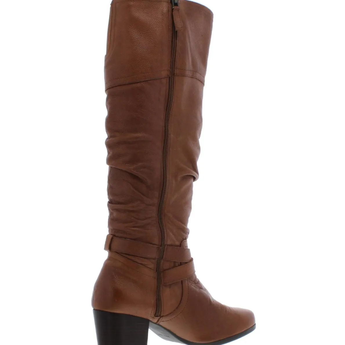 Dakota Leather Knee-High Riding Boots