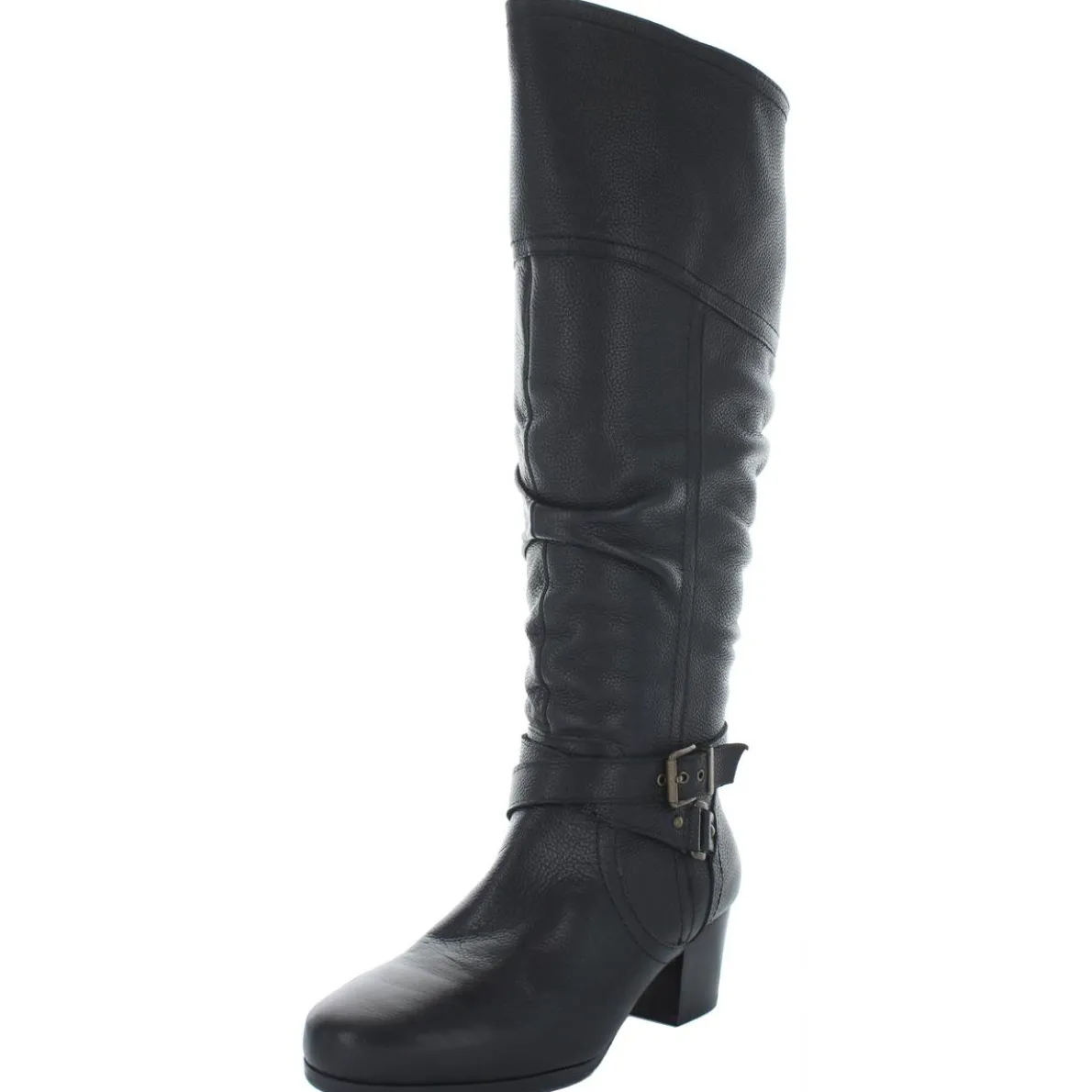 Dakota Leather Knee-High Riding Boots