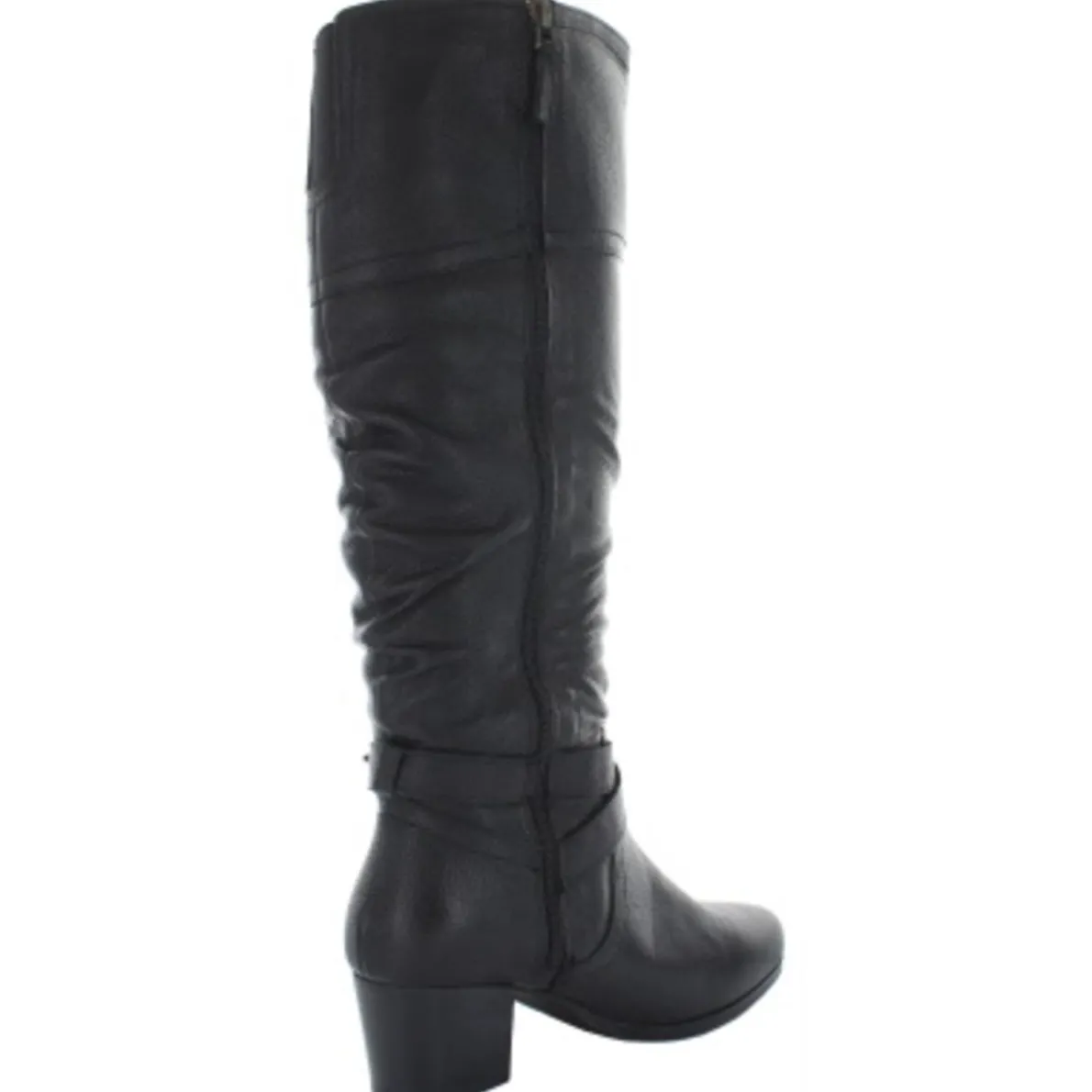 Dakota Leather Knee-High Riding Boots