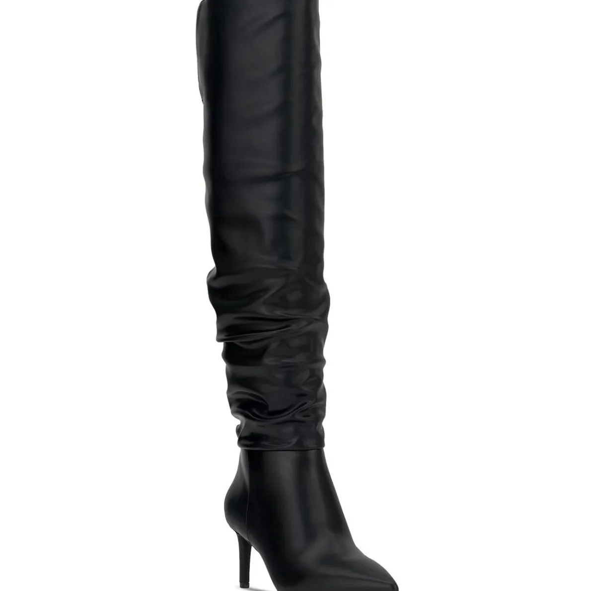 Damoni Slouchy Faux Leather Over-The-Knee Boots