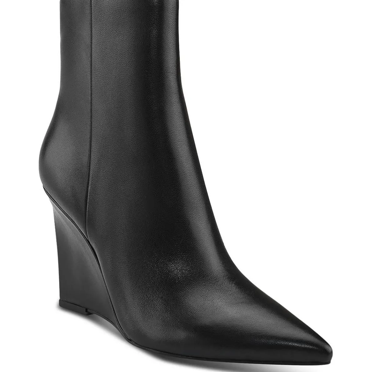 Dayna Leather Wedge Boots