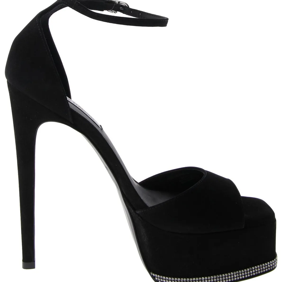 Keeva Leather Ankle Strap Platform Heels