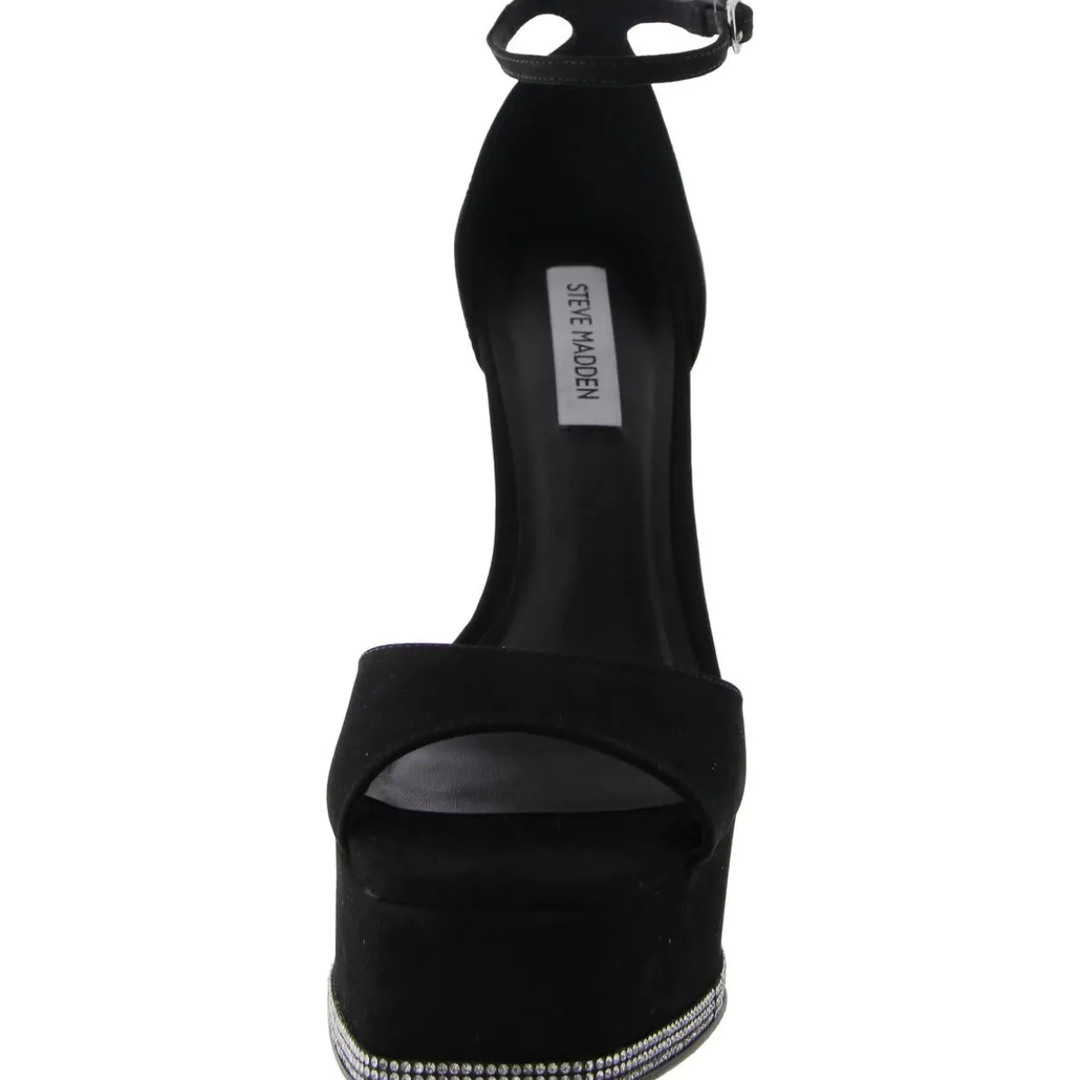 Keeva Leather Ankle Strap Platform Heels