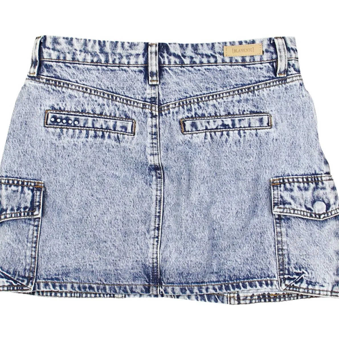 Denim Above Knee Denim Skirt