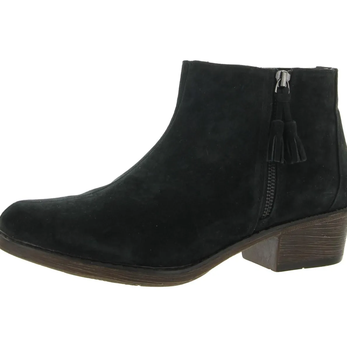 Delaney Leather Zip-Up Ankle Boots