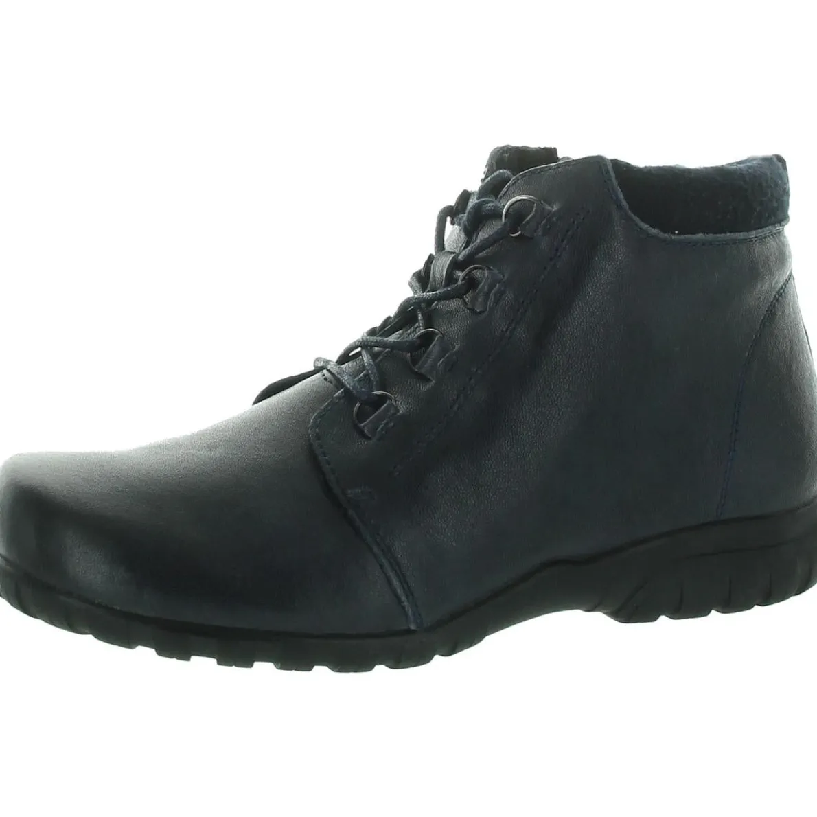 Delaney Leather Zip-Up Ankle Boots