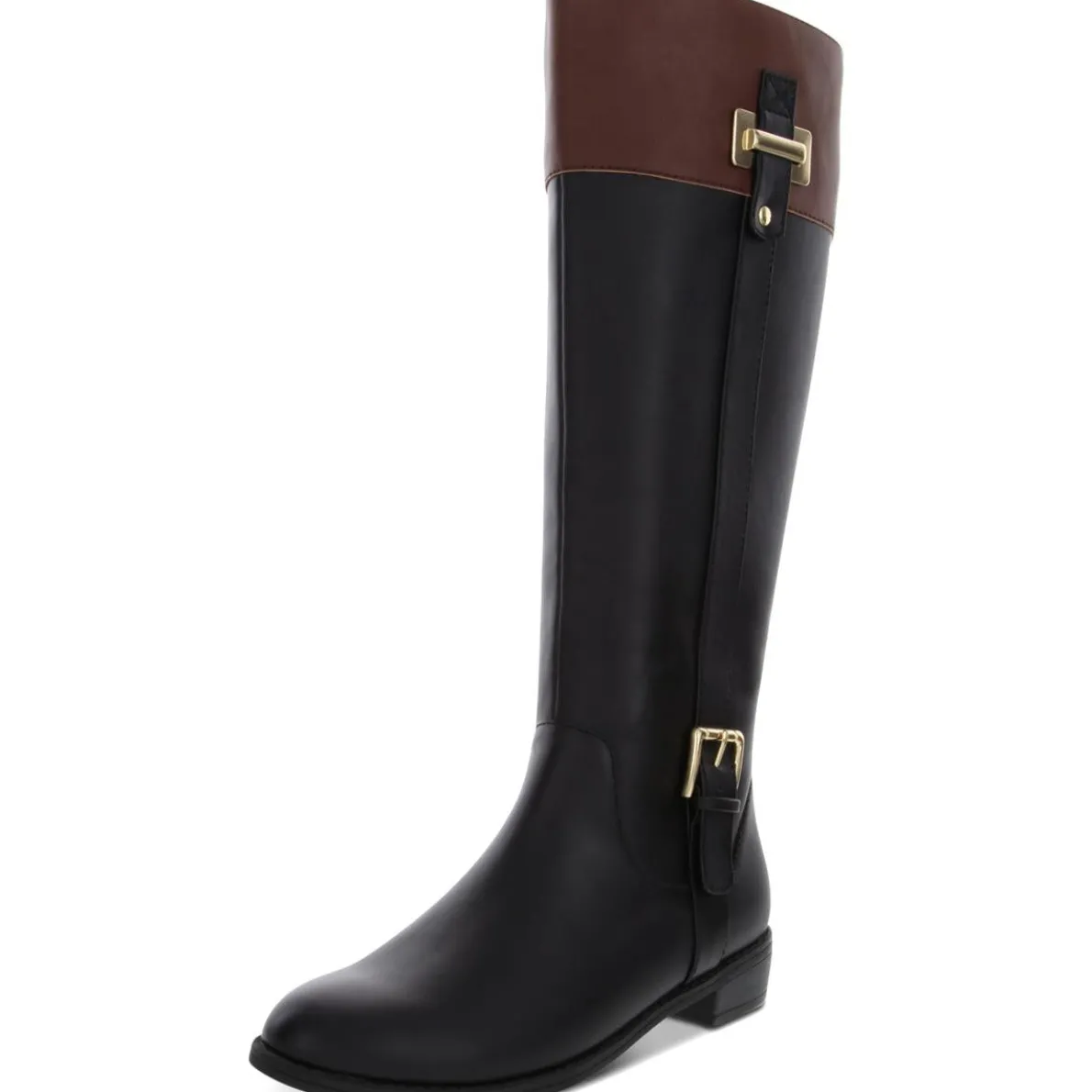 Deliee 2 Faux Leather Riding Boots