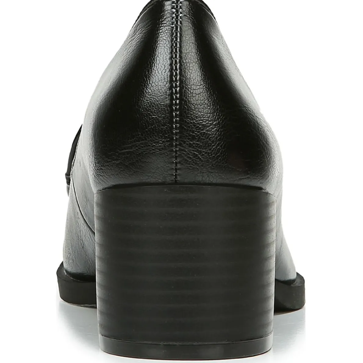 Devyn Block Heel Slip On Loafers