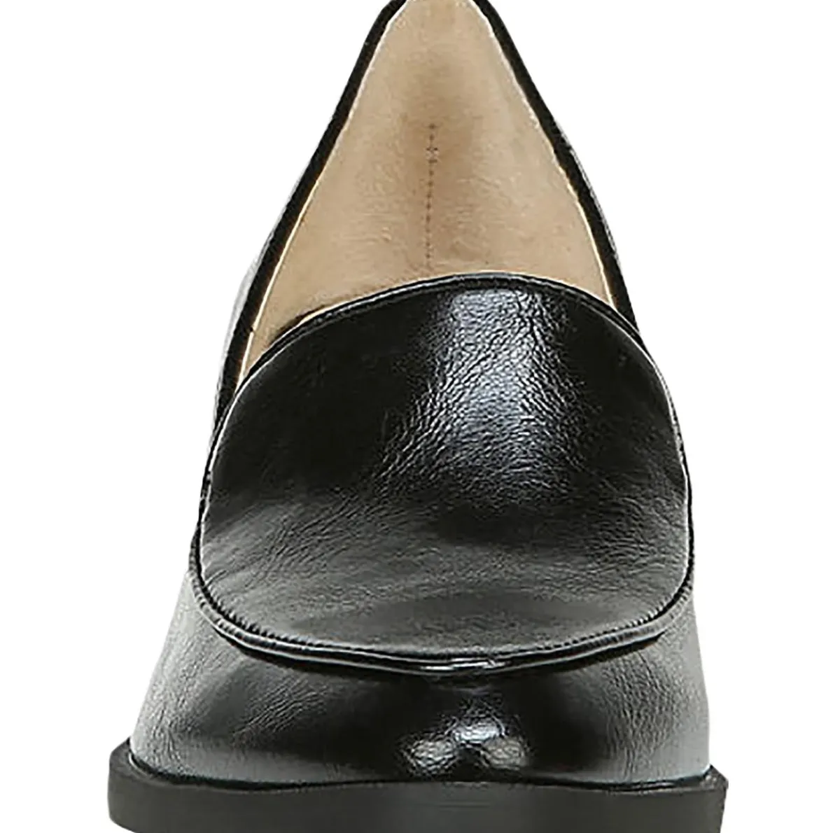 Devyn Block Heel Slip On Loafers