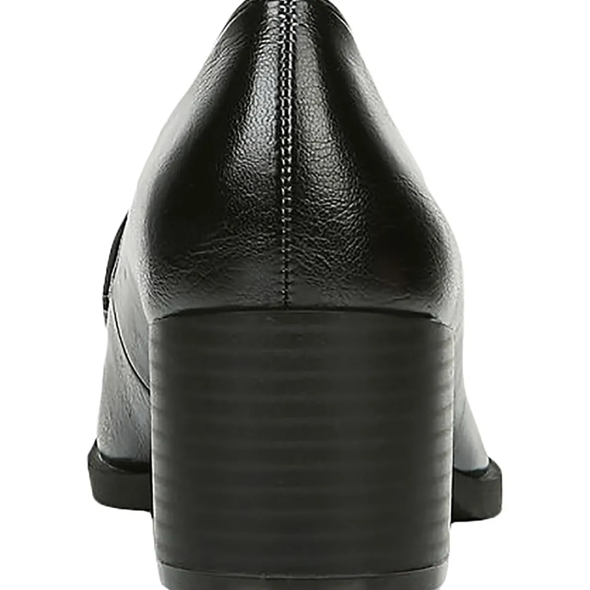 Devyn Block Heel Slip On Loafers