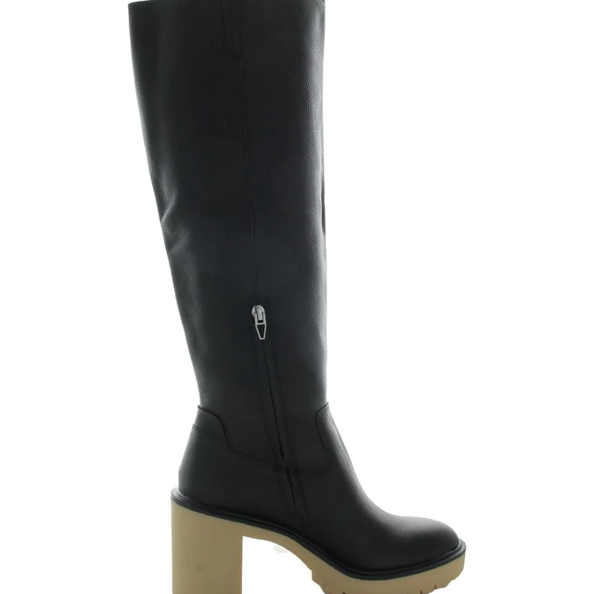 Double Zipper Knee-High Boots