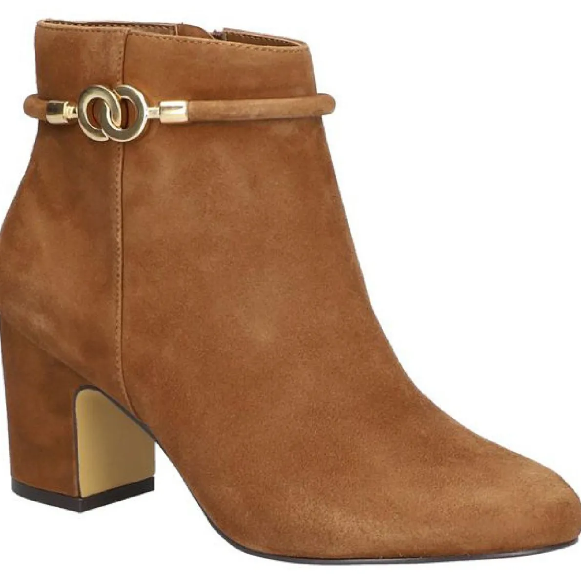Diaz Suede Heel Ankle Boots