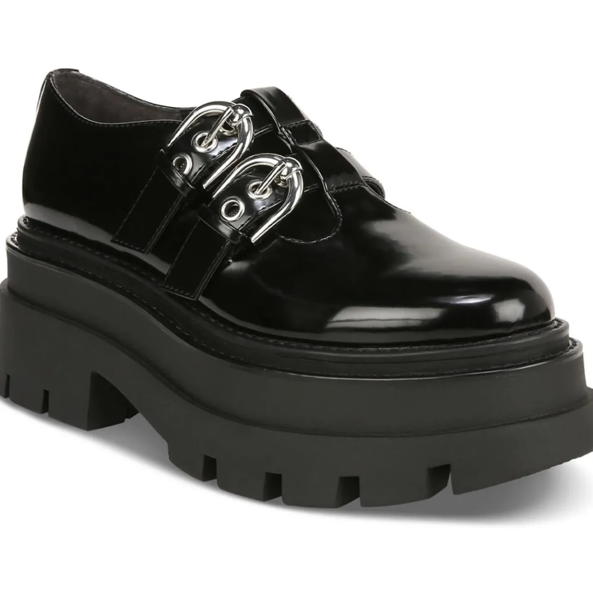 Bryce Buckle Block Heel Mary Janes