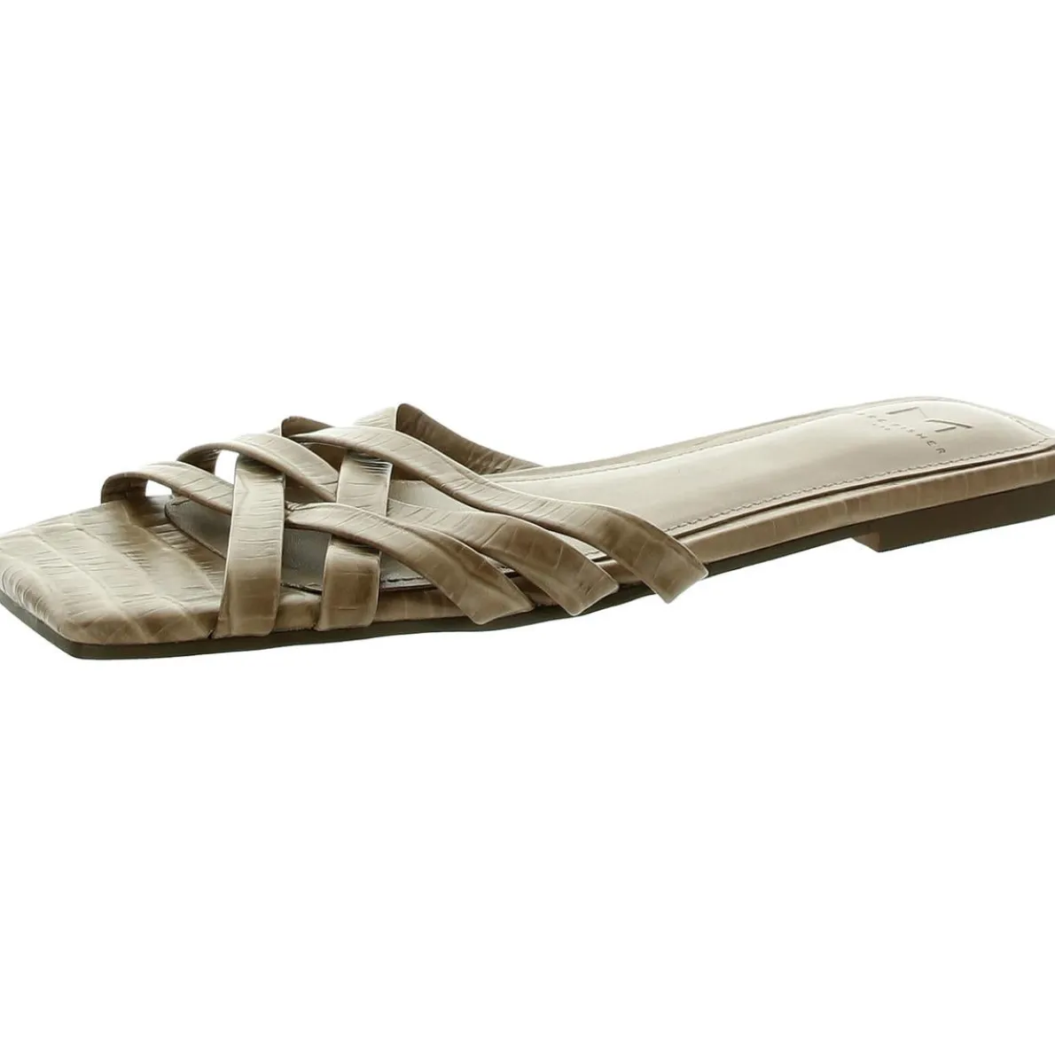 Varro 2 Embossed Leather Slide Sandals