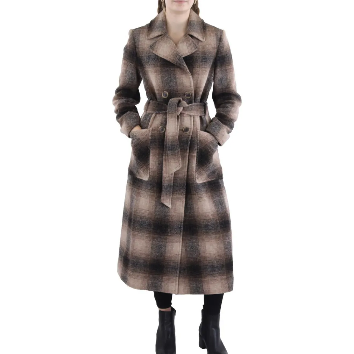 Double Breasted Long Wool Coat