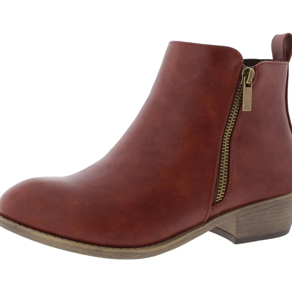 Double Zipper Ankle Boots