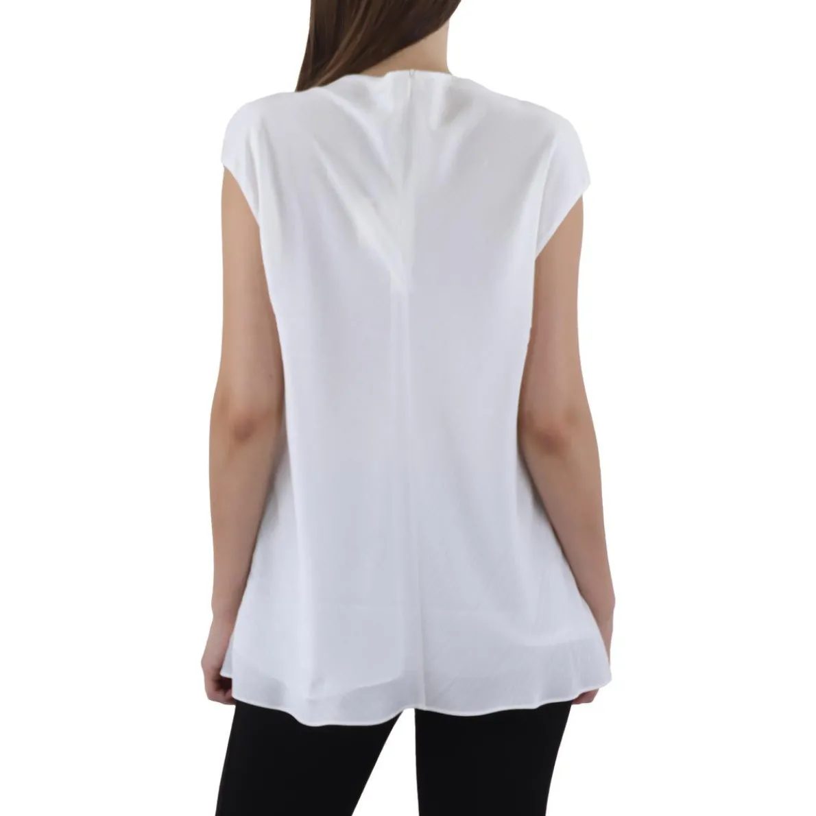 Drapey Chiffon Shell