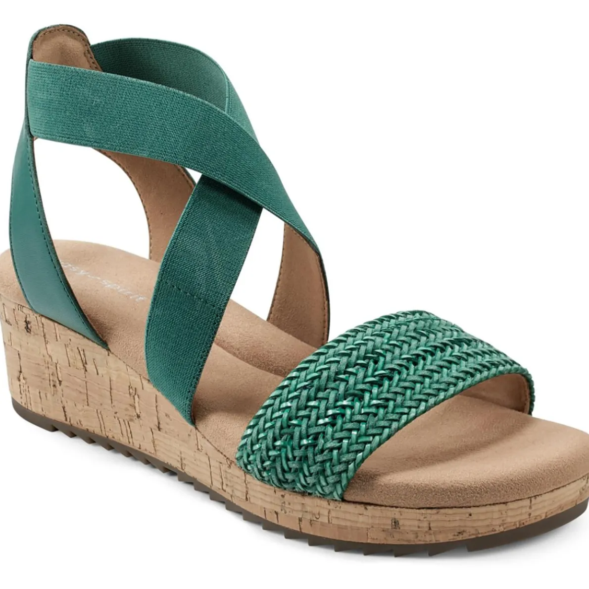 Lorena 2 Leather Woven Slingback Sandals