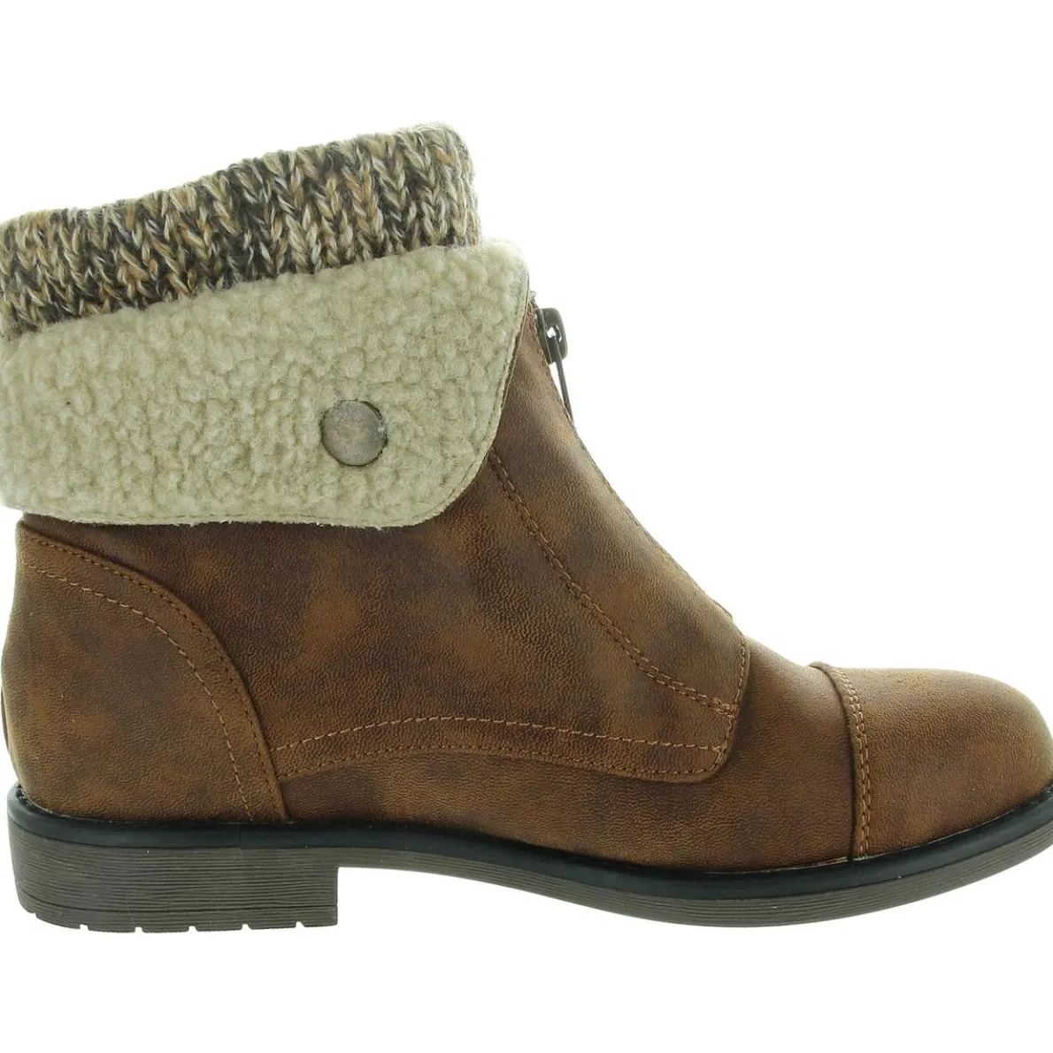 Duette Faux Leather Cozy Booties