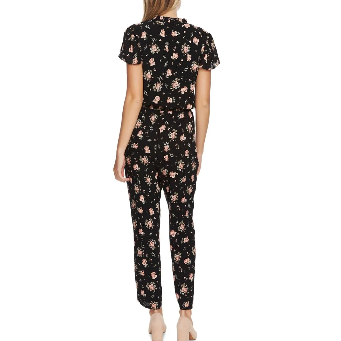 Ruffled Smocked Jumpsuit