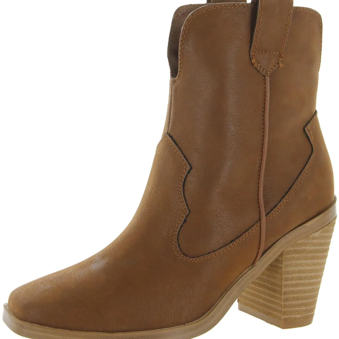 Markus Leather Square Toe Ankle Boots
