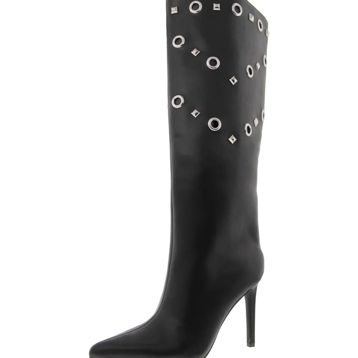 SAIOA Eyelet Knee-High Boots