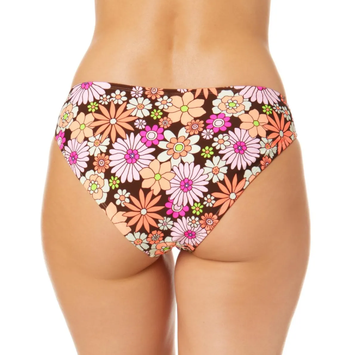 Juniors Floral Print Hipster Swim Bottom Separates
