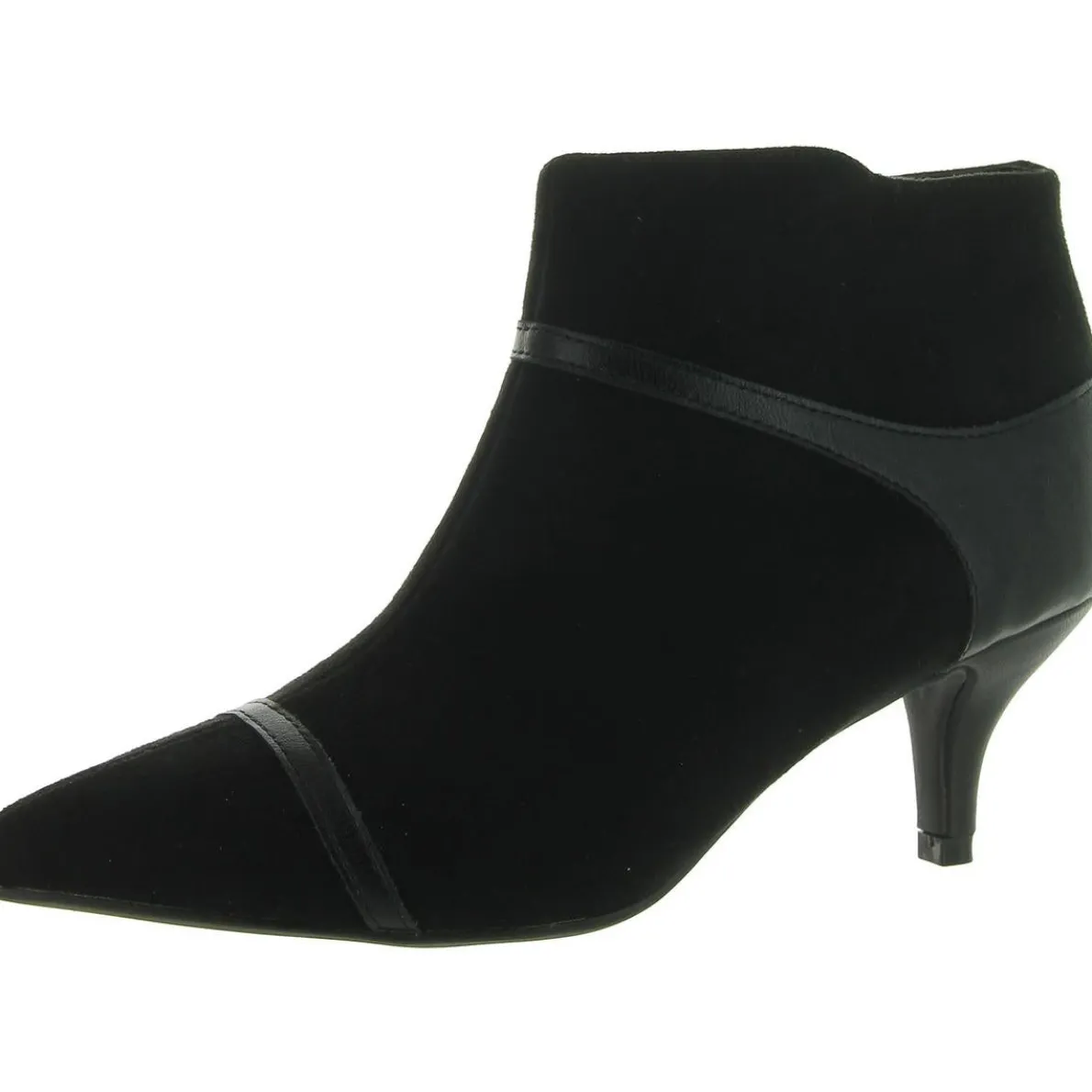 Ebmrie Faux Suede Zipper Booties