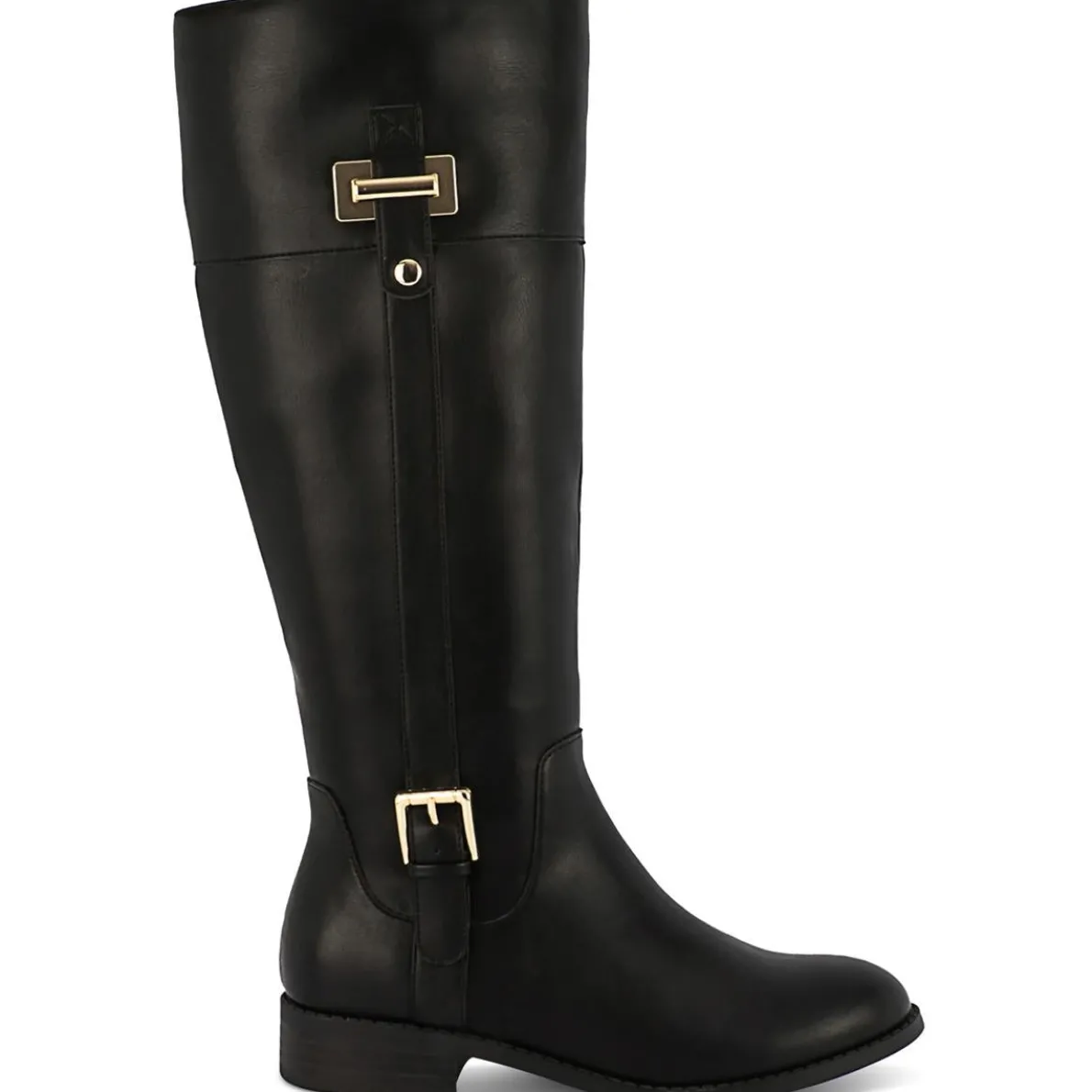 Edenn Faux Leather Riding Knee-High Boots