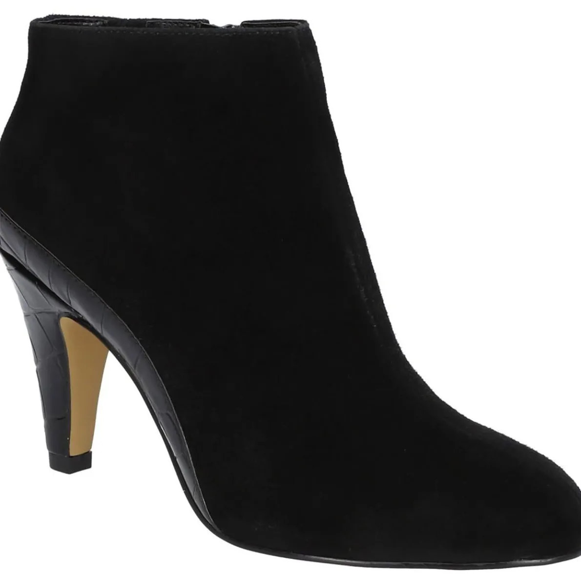 Brennan Leather Embossed Ankle Boots
