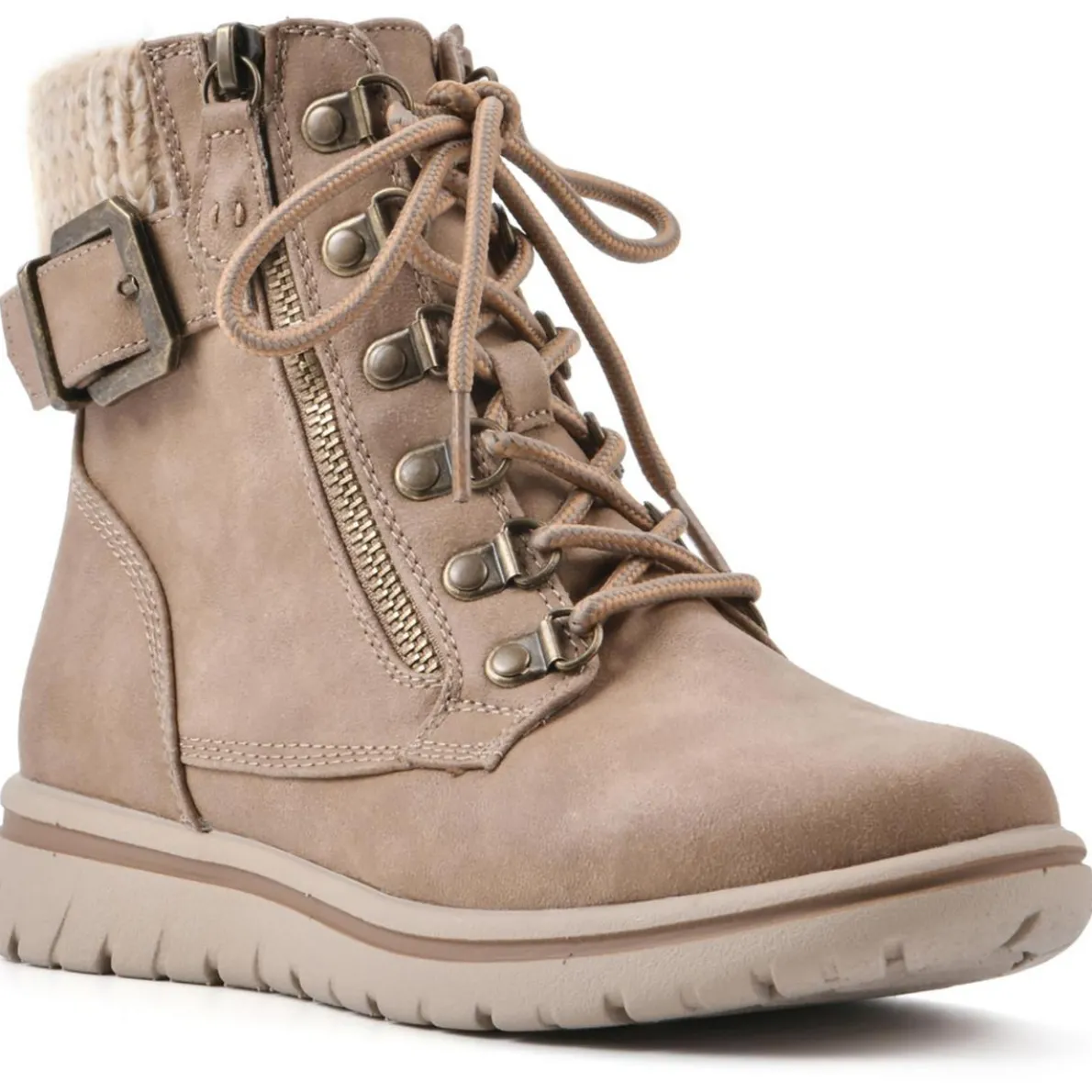 Hearty Ankle Outdoors Combat & Lace-up Boots