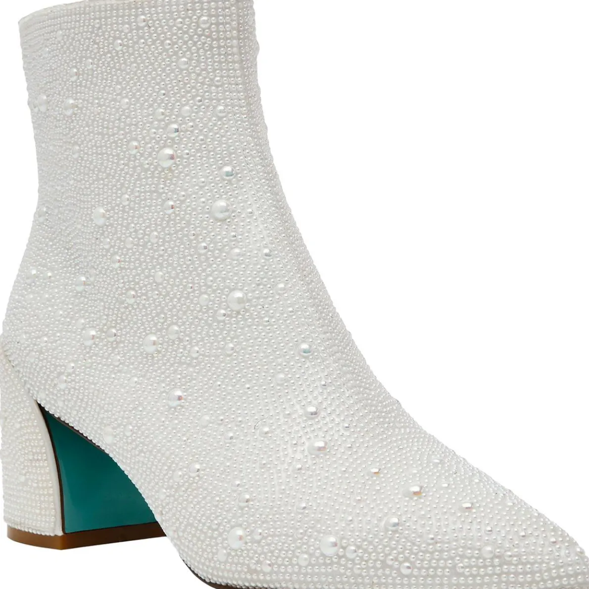 Corry Iridescent Pointed Toe Booties