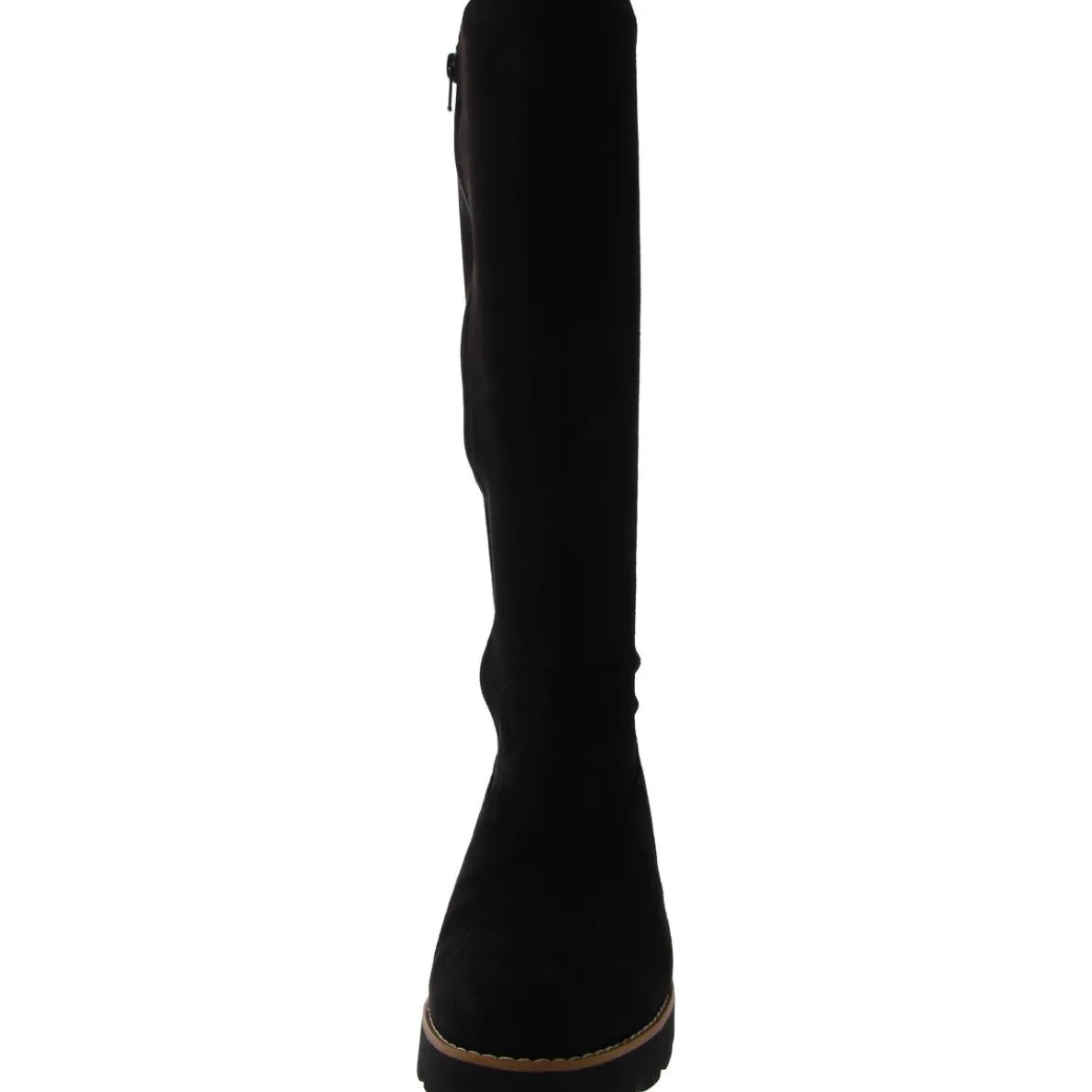 Ashburn Zipper Faux Suede Knee-High Boots
