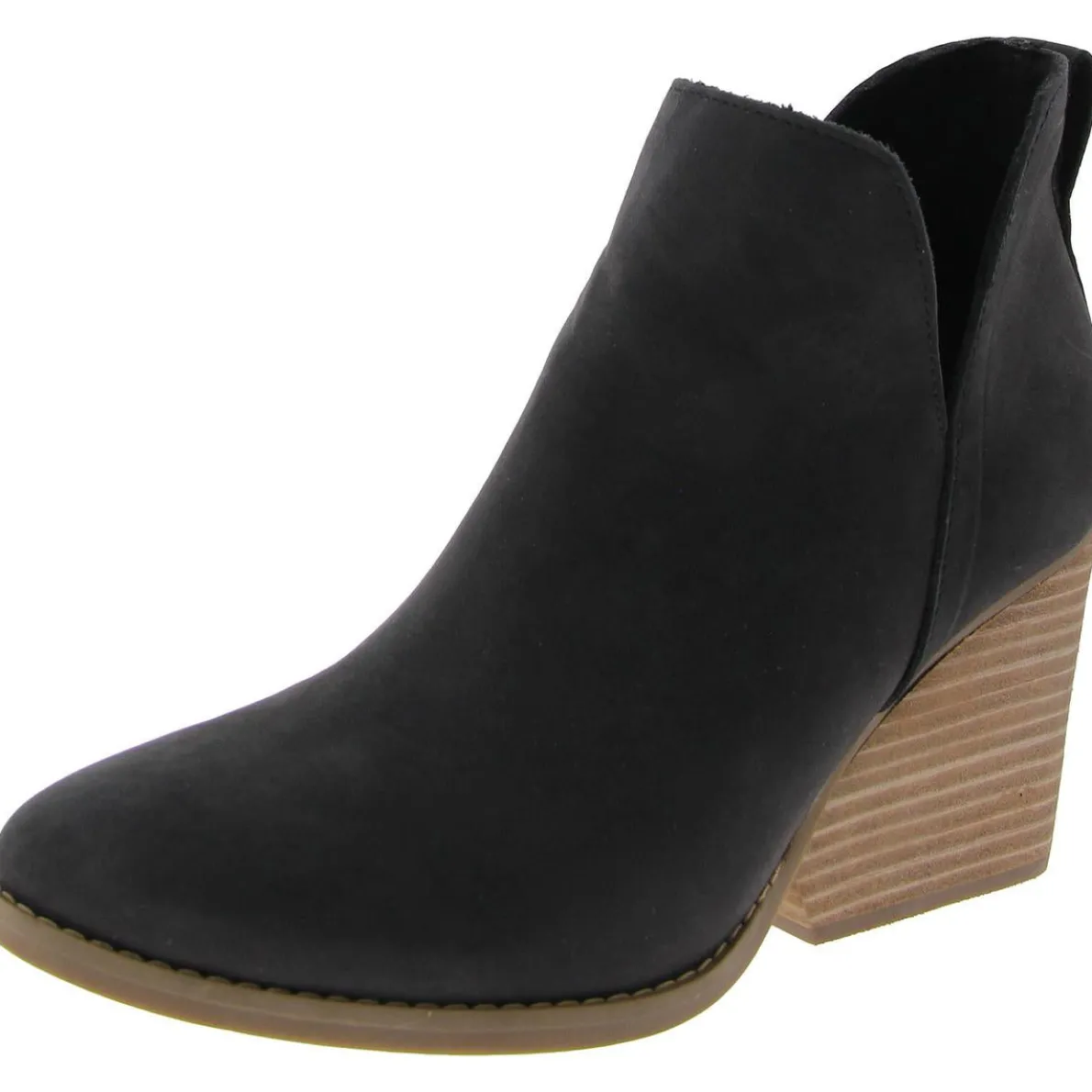 ELIZA Leather Wedge Heel Shooties