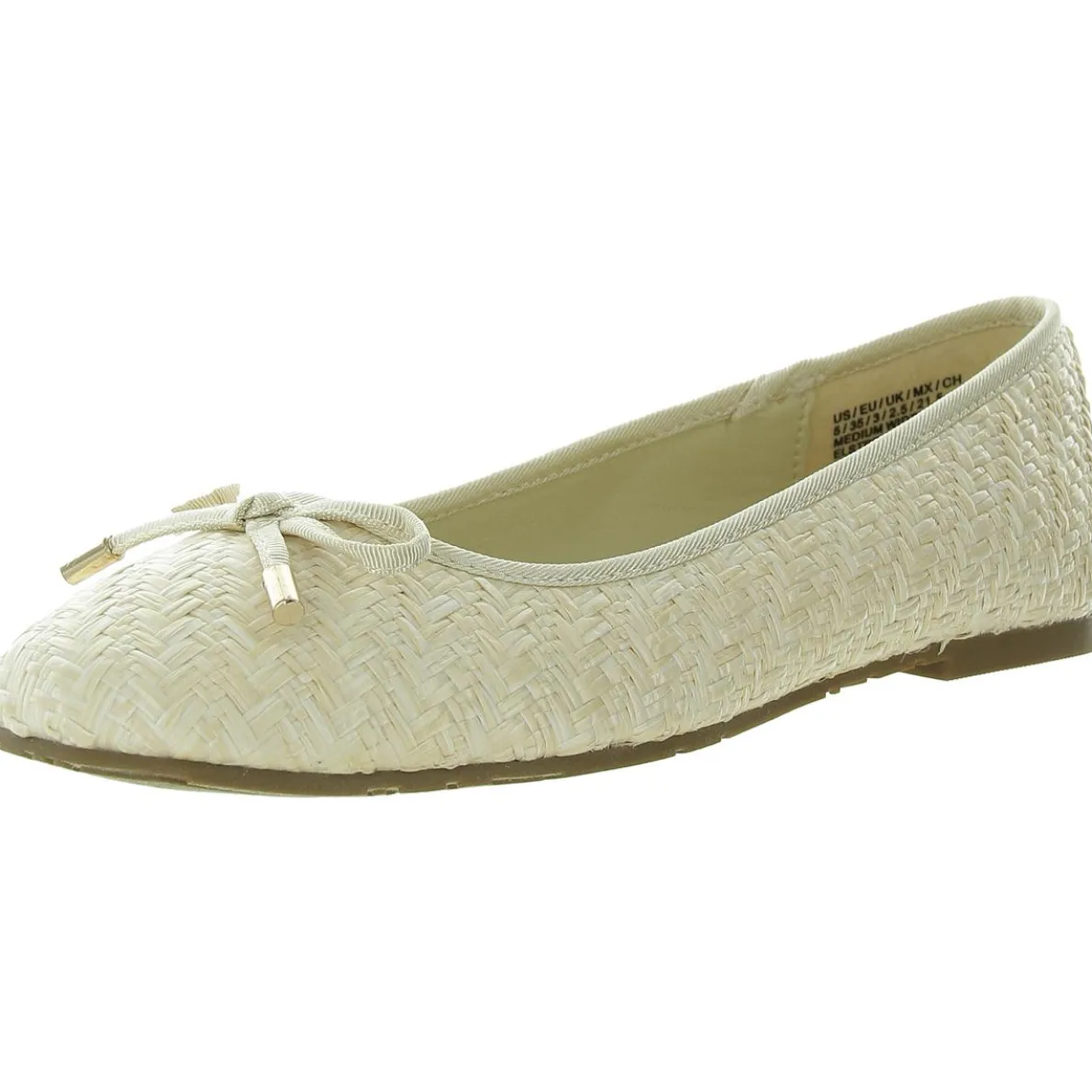 Elstree Faux Leather Slip On Ballet Flats