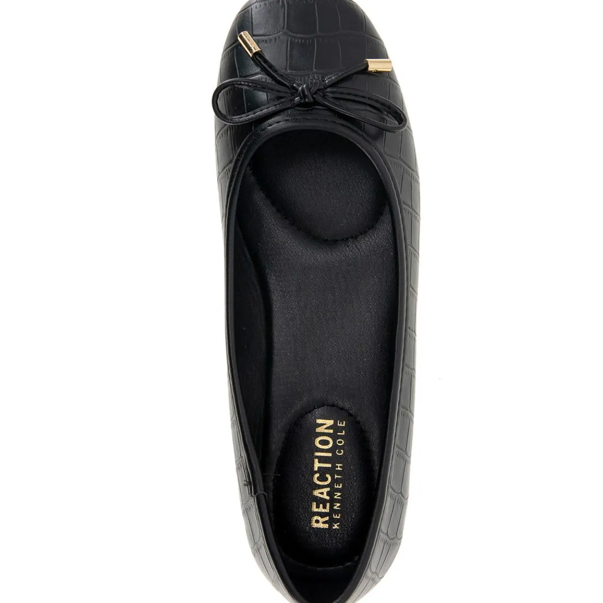 Elstree Faux Leather Slip On Ballet Flats
