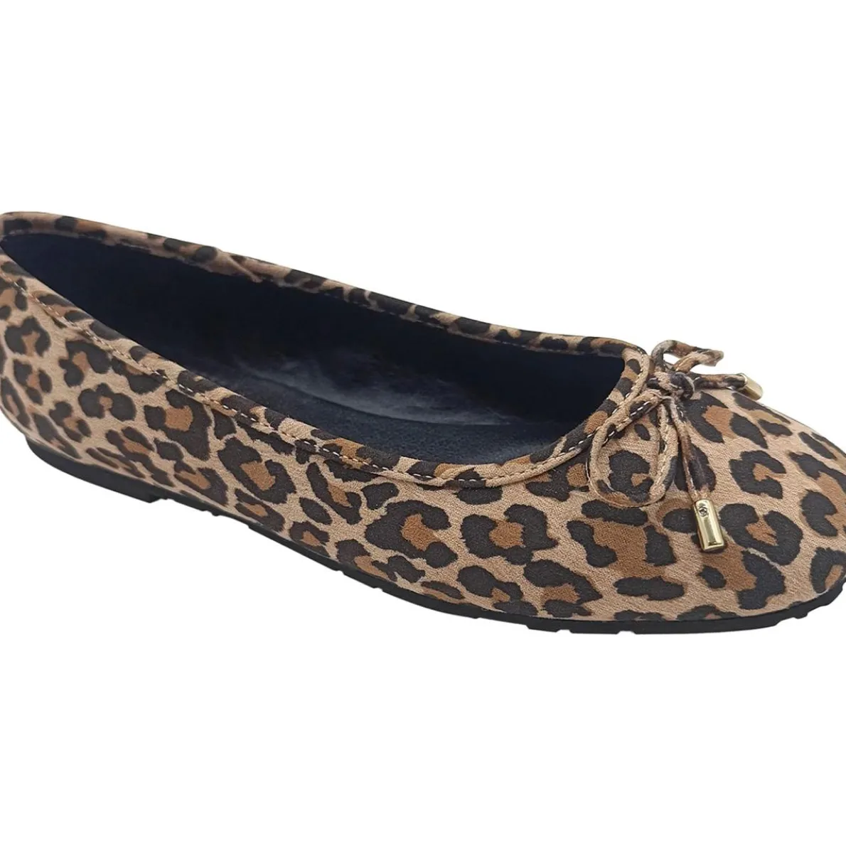 Elstree Faux Leather Slip On Ballet Flats
