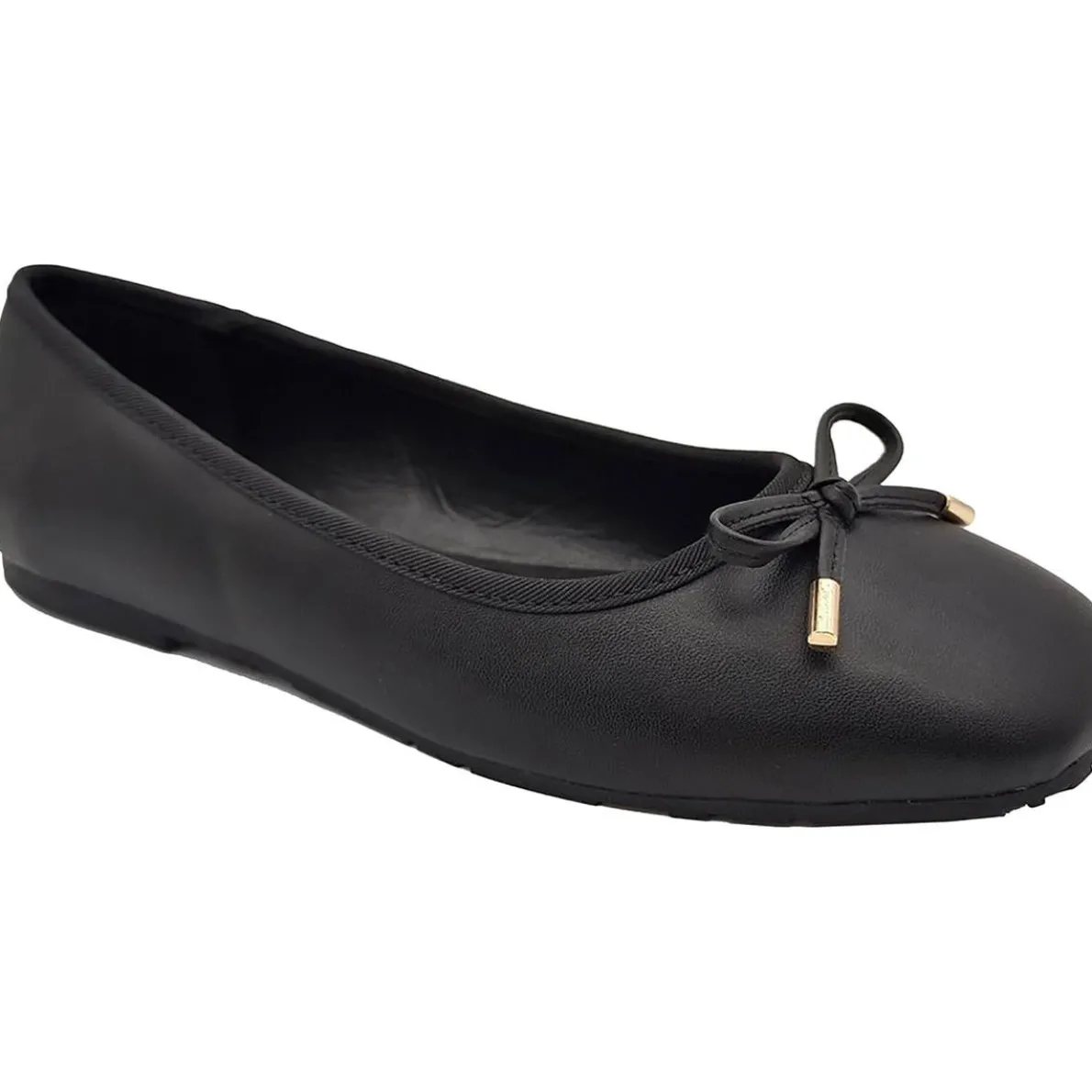 Elstree Faux Leather Slip On Ballet Flats